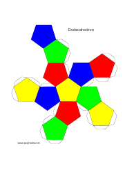 Dodecahedron Template, Page 2