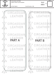 Leather BI-fold Wallet Template, Page 2