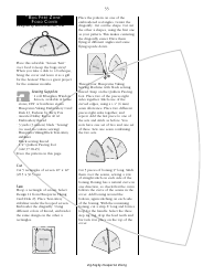 Document preview: Food Cover Sewing Pattern Template