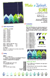 Document preview: Make a Splash Quilt Pattern