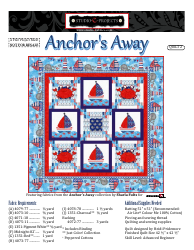 Anchor&#039;s Away Quilt Block Pattern Templates