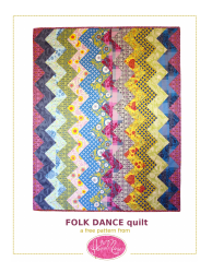 Document preview: Folk Dance Quilt Pattern Templates