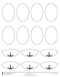 Reindeer Gingerbread Man Disguise Templates, Page 6