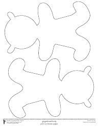 Reindeer Gingerbread Man Disguise Templates, Page 8