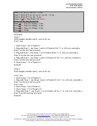 Field Study Afghan Knitting Pattern, Page 5