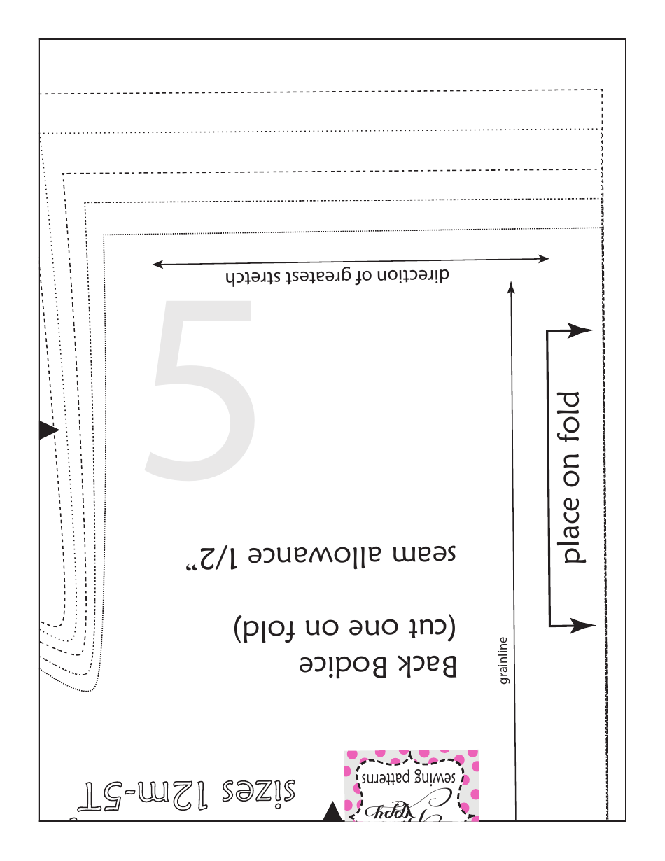Dahlia Top Sewing Pattern Templates, Page 12