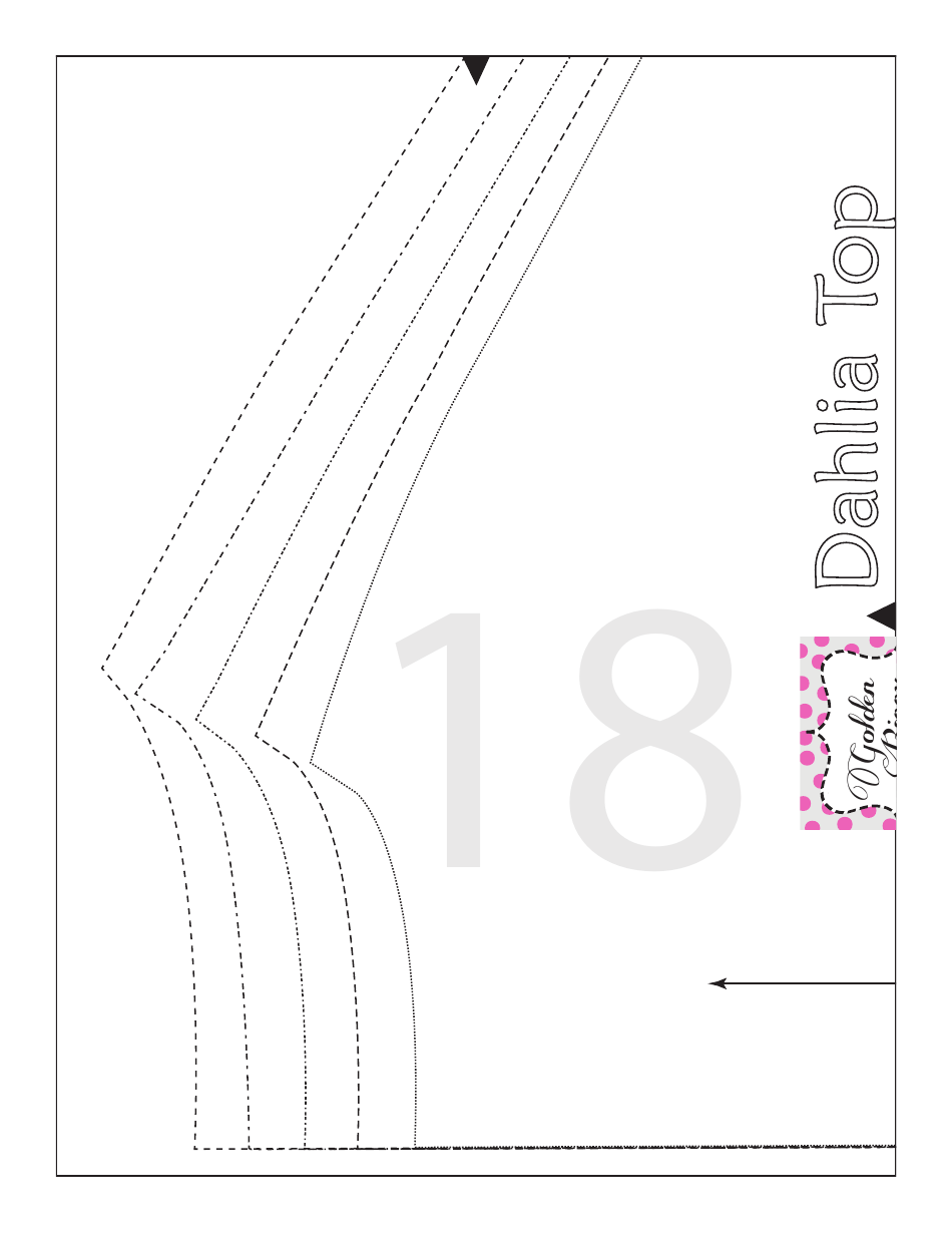 Dahlia Top Sewing Pattern Templates, Page 25
