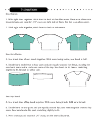 Dahlia Top Sewing Pattern Templates, Page 5