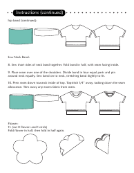 Dahlia Top Sewing Pattern Templates, Page 6