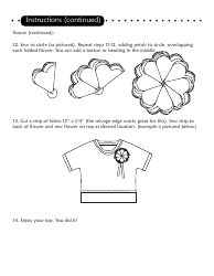 Dahlia Top Sewing Pattern Templates, Page 7