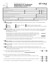 Form ST-119.2 Application for an Exempt Organization Certificate - New York, Page 3
