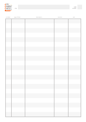 Document preview: Shot List Template - My Rode Reel