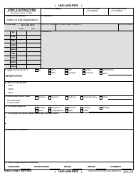 Document preview: DA Form 5 Army Staffing Form