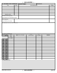 DA Form 5 Army Staffing Form, Page 2