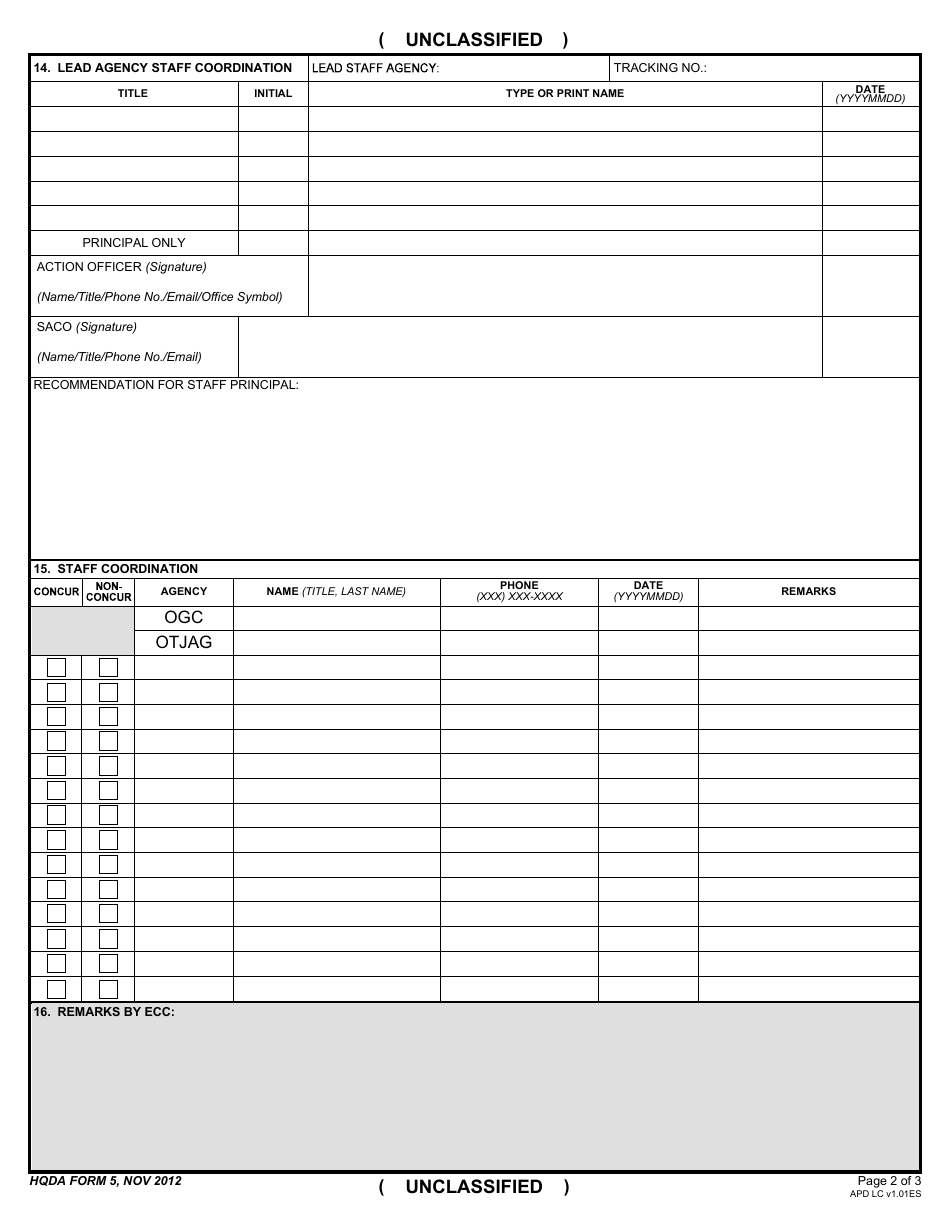 DA Form 5 - Fill Out, Sign Online and Download Fillable PDF ...