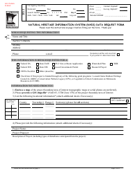 Natural Heritage Information System (Nhis) Data Request Form - Minnesota