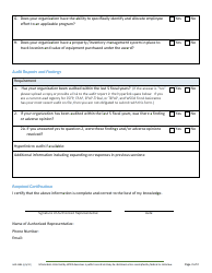 Form AGR-2383 Food Assistance Accounting System &amp; Financial Capability Questionnaire - Washington, Page 2