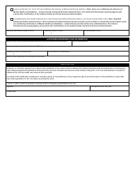 State Form 56085 Out-of-State Telehealth Practitioner&#039;s Employer or Contractor Certification - Indiana, Page 2