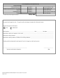 Form CRM500 Criminal Records Request - County of Alameda, California, Page 2
