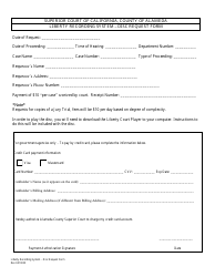 Document preview: Liberty Recording System - Disc Request Form - County of Alameda, California