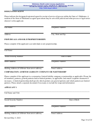 Oklahoma Small Lender License Application - Oklahoma, Page 10