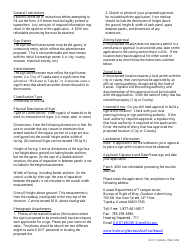 DOT Form 1950 Application for Directional and Official Signs - Kansas, Page 2