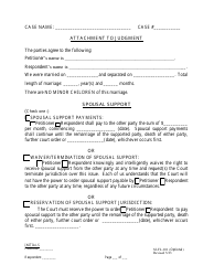 Form SJ-FL-101 Marital Settlement Agreement (No Children) - County of San Joaquin, California