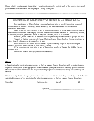 Prospective County Grand Jury Nominee Questionnaire - County of San Joaquin, California, Page 4