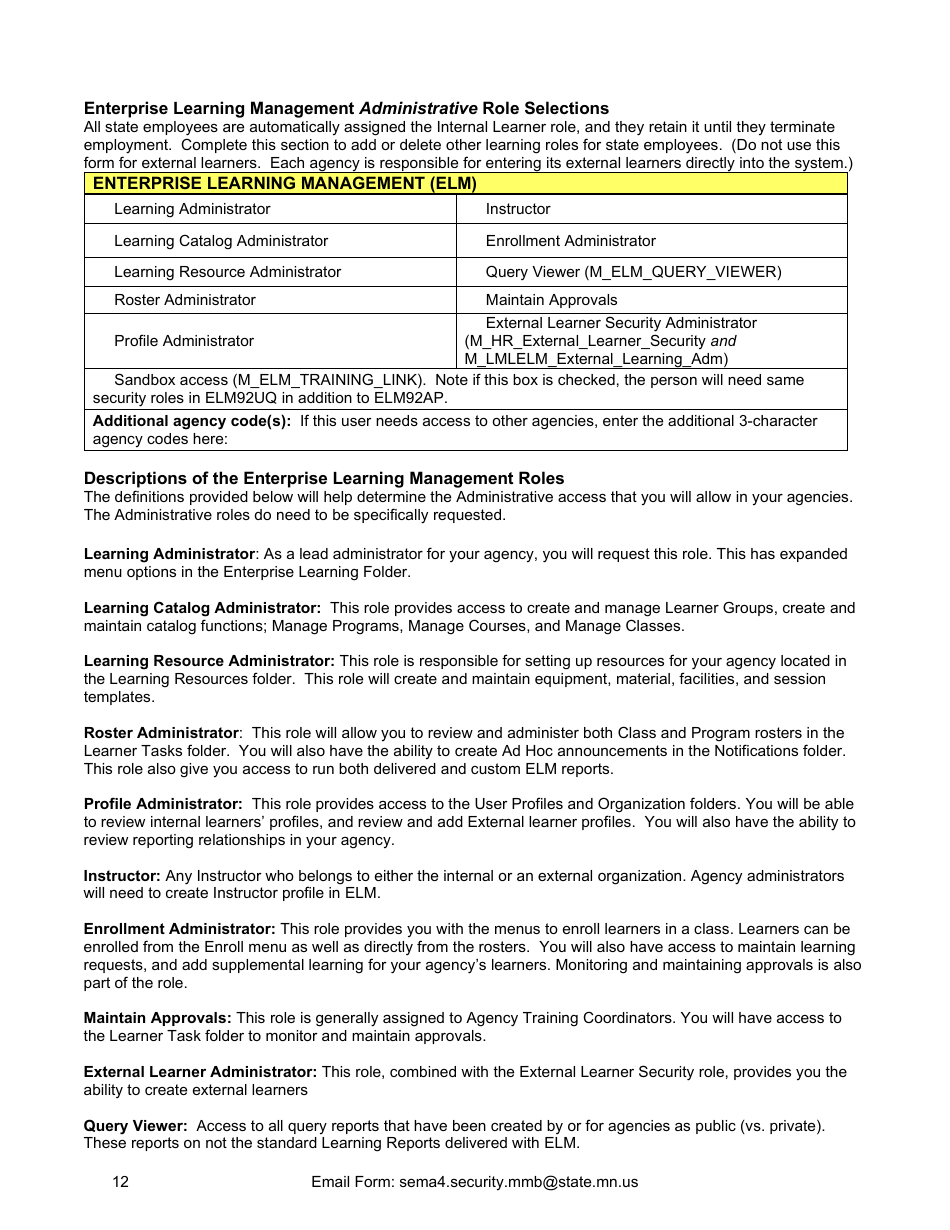 Request for Access to Swift Statewide Systems - Minnesota, Page 12