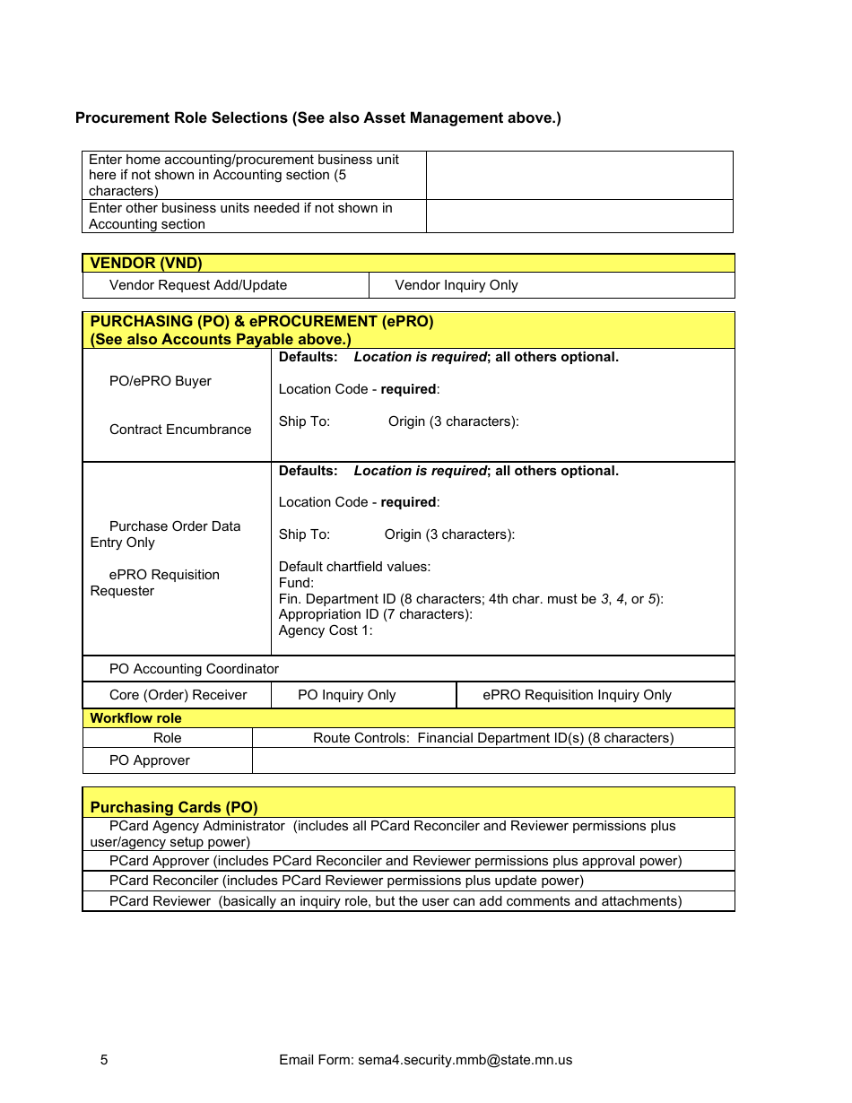 Request for Access to Swift Statewide Systems - Minnesota, Page 5