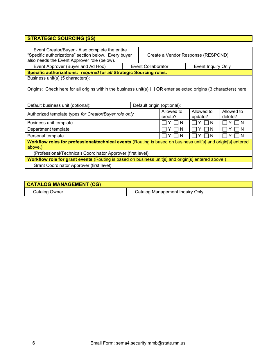 Request for Access to Swift Statewide Systems - Minnesota, Page 6