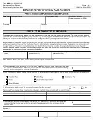 Document preview: Form SSA-131 Employer Report of Special Wage Payments