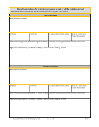 Request for Waiver of the Waiting Period - Minnesota, Page 2