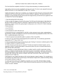 AFRL Form 4 Safety Planning Form, Page 6