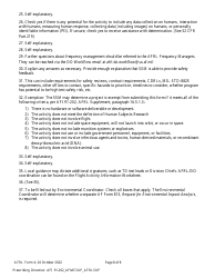 AFRL Form 4 Safety Planning Form, Page 8