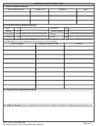 AFRL Form 5 Laboratory Safety Permit Form, Page 2