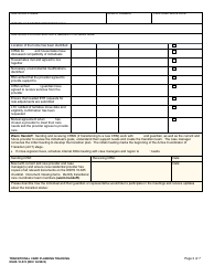 DSHS Form 10-574 Transitional Care Planning Tracking - Washington, Page 2