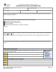 Document preview: DSHS Form 10-655 Initial Staff and Family Consultation Plan - Washington
