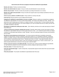 DSHS Formulario 10-658 Informe a Los 90 Dias (Trimestral) De Habilitacion Especializada - Washington (Spanish), Page 3