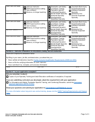 DSHS Form 15-555 Facility Training Program Application and Updates - Washington, Page 3