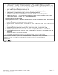 DSHS Form 16-267 Integrated Settings Review for Resource Managers - Washington, Page 2
