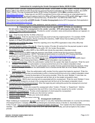 DSHS Form 18-398A Vendor/Provider Overpayment Notice - Washington, Page 2