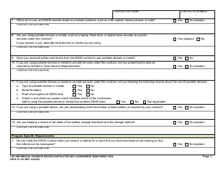 DSHS Form 27-143 Csd Abd Medical Evidence Review Contractor Self-assessment Monitoring Tool - Washington, Page 4