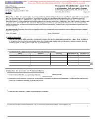Document preview: Form 3400-239 Management Plan Industrial Liquid Waste to a Subsurface Soil Absorption System - Wpdes General Permit No. Wi-0055611-07-0 - Wisconsin