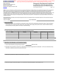 Form 3400-239 Management Plan Industrial Liquid Waste to a Subsurface Soil Absorption System - Wpdes General Permit No. Wi-0055611-07-0 - Wisconsin