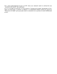 Formulario De Solicitud De Declaracion De Interes - City of Chicago, Illinois (Spanish), Page 8