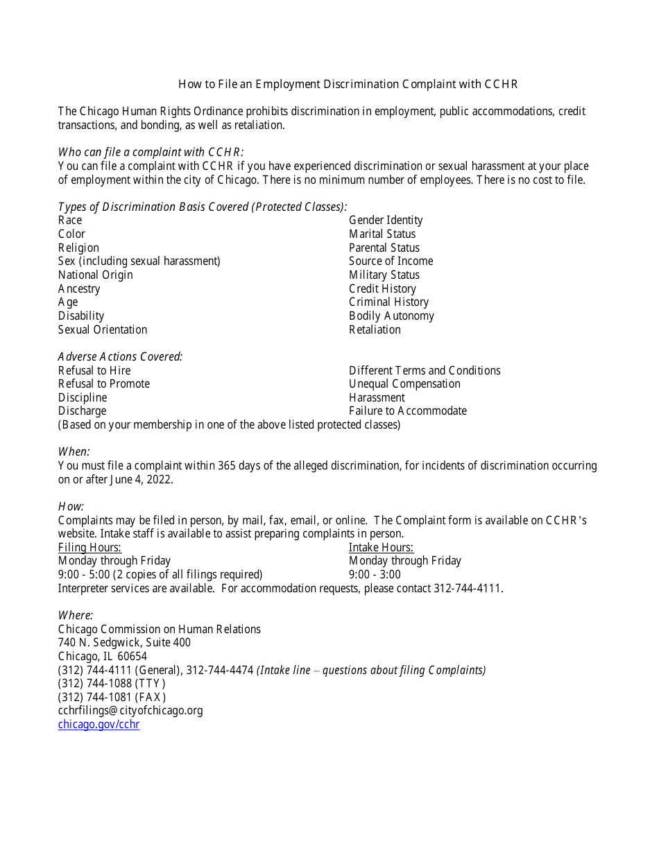 Statement of Interest Request Form - City of Chicago, Illinois, Page 3