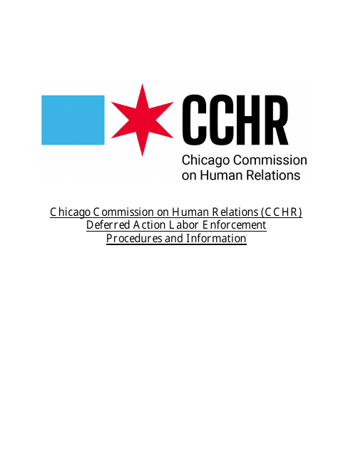 Statement of Interest Request Form - City of Chicago, Illinois