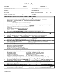 Document preview: Yas Discharge Report - Connecticut