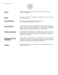 Form EFT-002 Georgia Eft ACH-Credit Taxpayer Registration/Authorization Form - Georgia (United States), Page 2